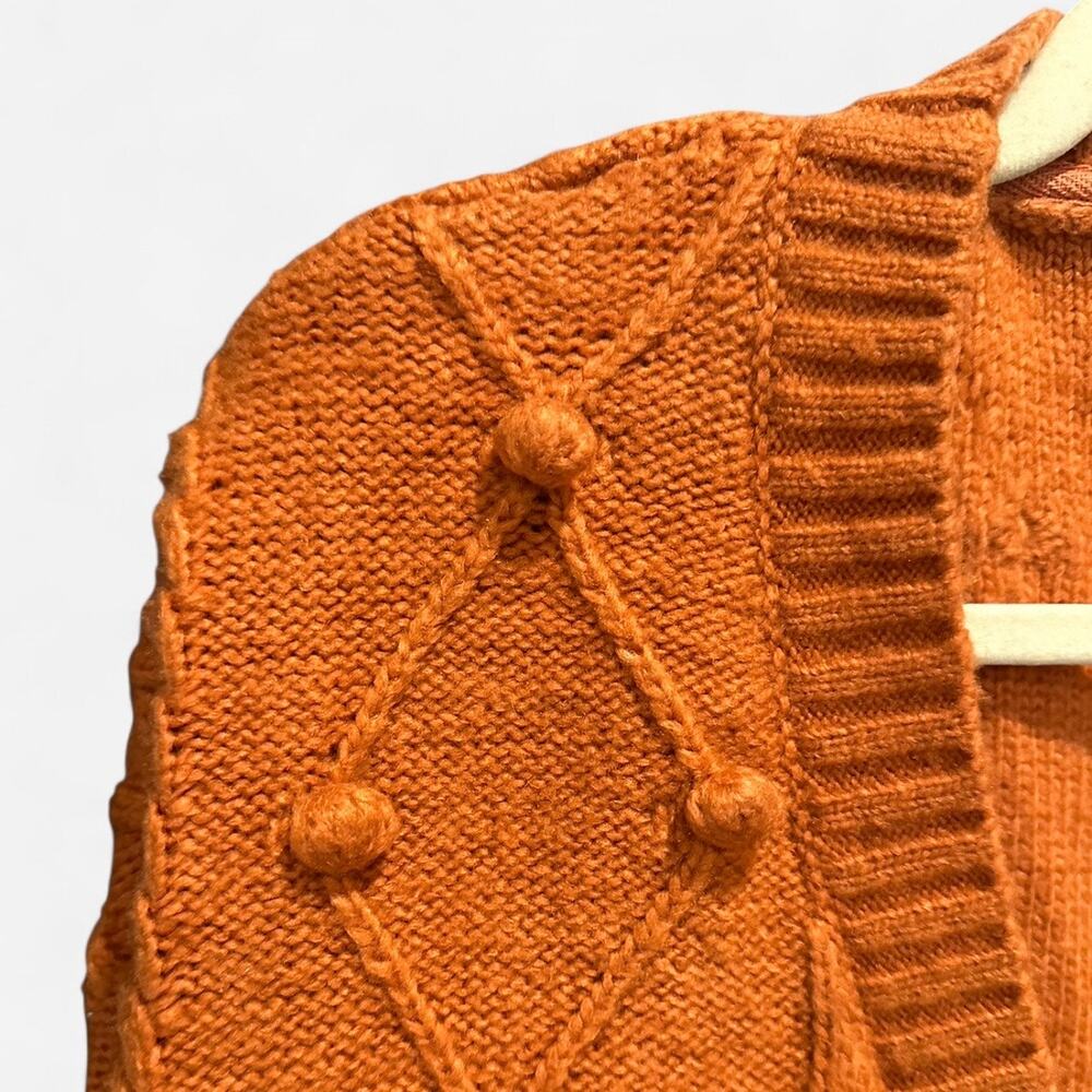 For Love & Lemons Florentina Button Down Cardigan in Ginger Small - Picture 4 of 10